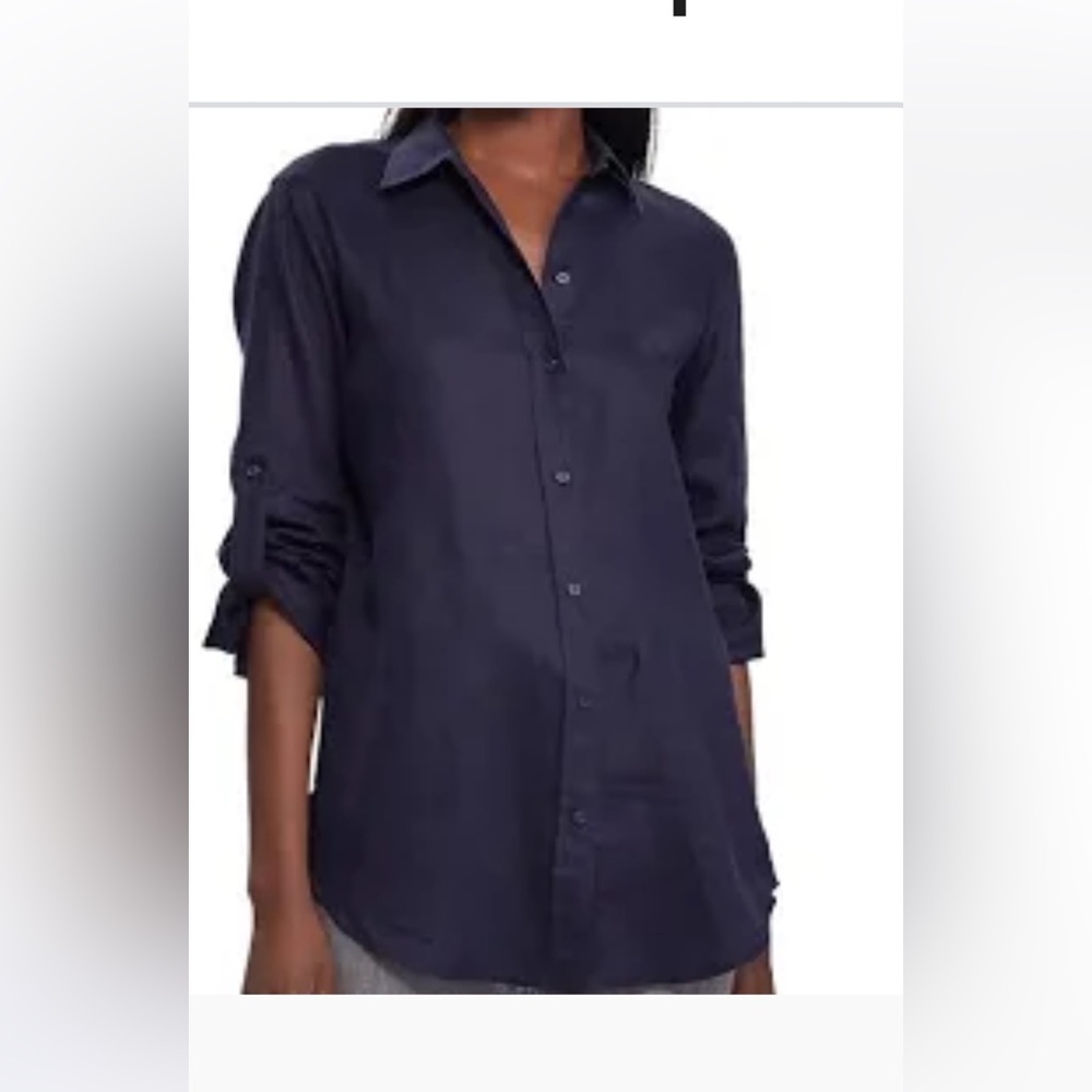Lauren Ralph Lauren 100%Linen Women Shirt